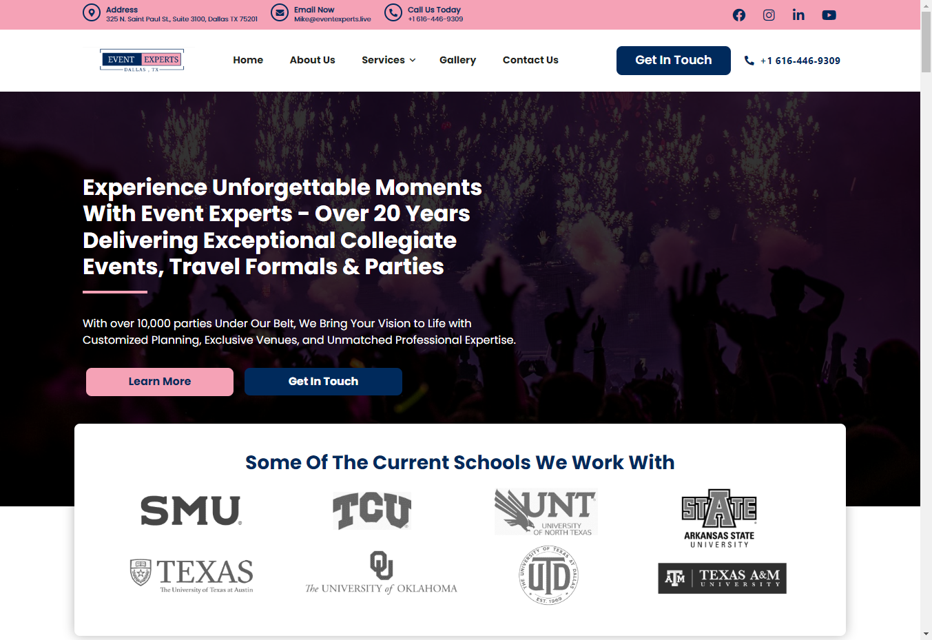 Event Experts - Web Design