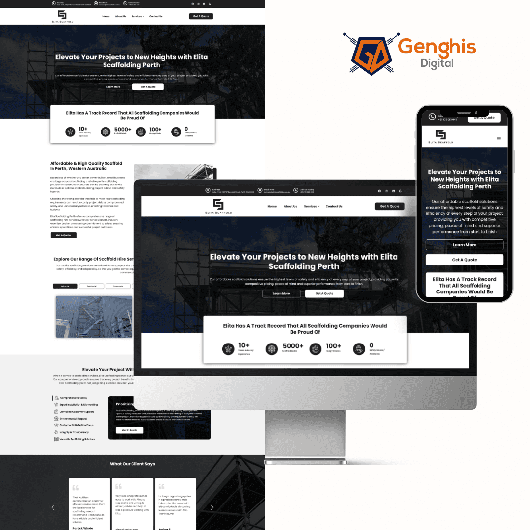 Elita Scaffold - Web Design