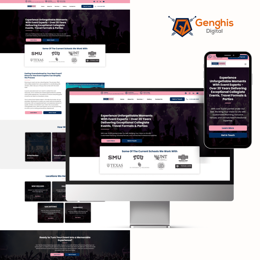 Web Design - Event Experts