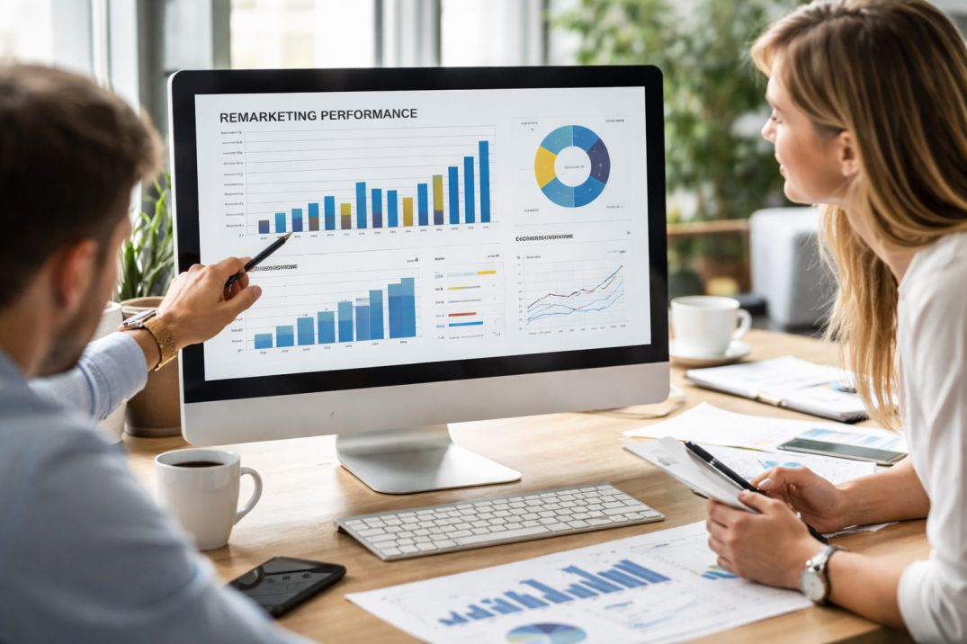 adwords remarketing services Perth campaign performance analysis on digital marketing dashboard